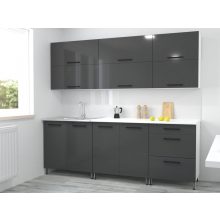 Galaxy konyha ANTRACIT 220 cm