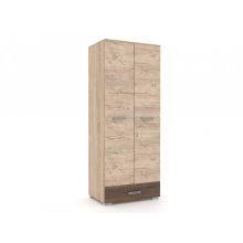 Köln nappali 320 cm szekrénysor Sherwood korpusz - Sherwood front és Dohány kraft fiókelő és üveges 