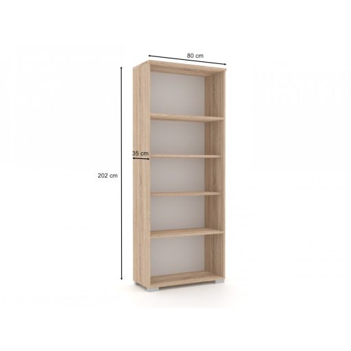 Köln nappali 320 cm szekrénysor Sherwood korpusz - Sherwood front és Dohány kraft fiókelő és üveges 