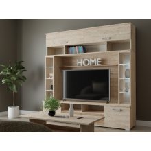 Arizona nappali szekrénysor 200 cm Sherwood/Dohány craft