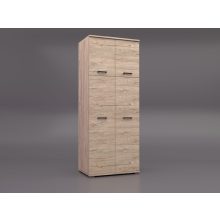 Budapest nappali szekrénysor 360 cm Fehér  kraft/Szürke kraft