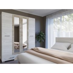 Köln gardrób 160 cm fehée craft-szürke craft színben