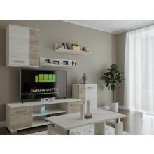 Liza nappali sor 220 cm fehér craft-szürke craft