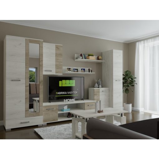 Liza nappali sor 340 cm fehér craft-szürke craft